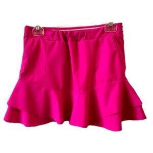 Vineyard Vines Ruffle Layered Pink Size 00 Skort Tennis Golf Skirt Athletic